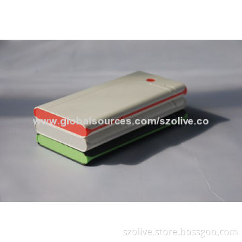 ABS plastic with polymer battery of 10,000mAh capacity